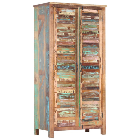 Rustika Rowe -  Wardrobe 90x50x180 cm Solid Reclaimed Wood